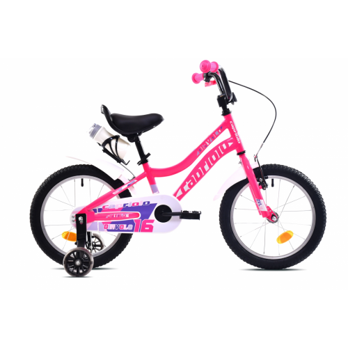 DETSKÝ BICYKEL CAPRIOLO DIAVOLO KID 16"HT pink violet