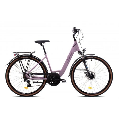 MESTSKÝ BICYKEL CAPRIOLO ELEGANCE-DISC DINAMO HUB-21sp