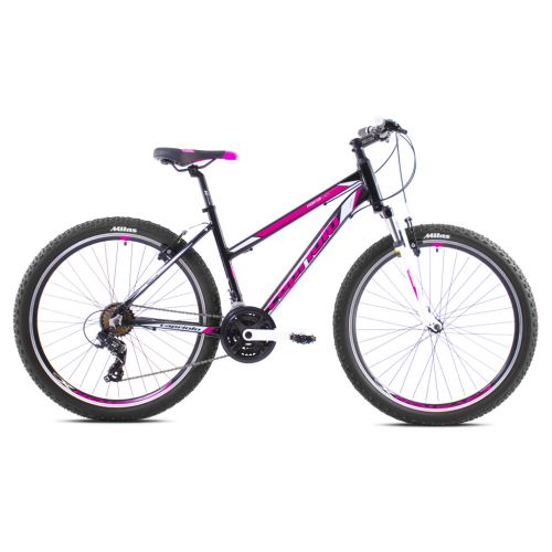 HORSKÝ BICYKEL CAPRIOLO MONITOR LADY FSL 26&quot;/17&quot;  RUŽOVO-BIELO-ČIERNY 2020