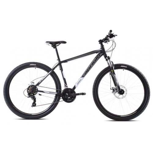 HORSKÝ BICYKEL CAPRIOLO OXYGEN, 29&quot;/19&quot; ČIERNO-SIVO-BIELÝ, 2023