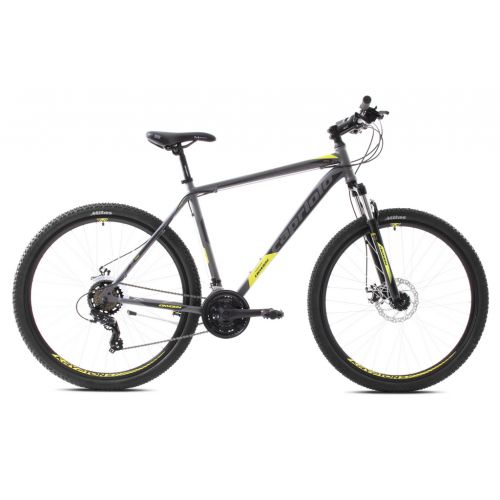 HORSKÝ BICYKEL CAPRIOLO OXYGEN, 29&quot;X19&quot;  ŽLTO-SIVÝ, 2023