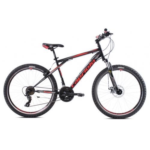 HORSKÝ BICYKEL CAPRIOLO ADRENALIN 26&quot;/20&quot; ČIERNO-ČERVENÝ 2019
