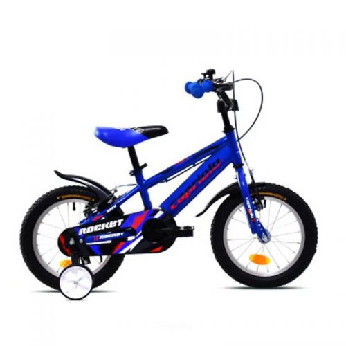 DETSKÝ BICYKEL CAPRIOLO ROCKET 14&quot; MODRÝ