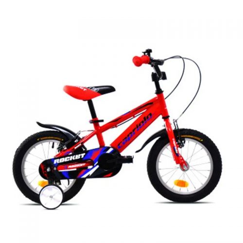 DETSKÝ BICYKEL CAPRIOLO ROCKET 14&quot; ČERVENÝ
