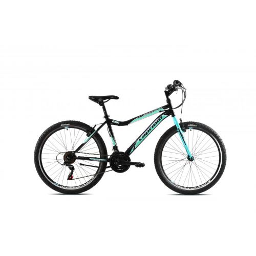 HORSKÝ BICYKEL CAPRIOLO DIAVOLO DX 600  26&quot;/15&quot;  TYRKYSOVO-ČIERNY 2023