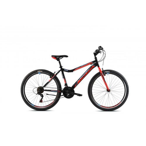 HORSKÝ BICYKEL CAPRIOLO DIAVOLO DX 600  26&quot;/15&quot;  ČIERNO-ČERVENÝ 2023