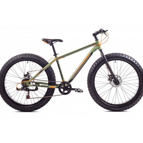 FAT BIKE CAPRIOLO FAT BOY 26 GREEN-ORANGE
