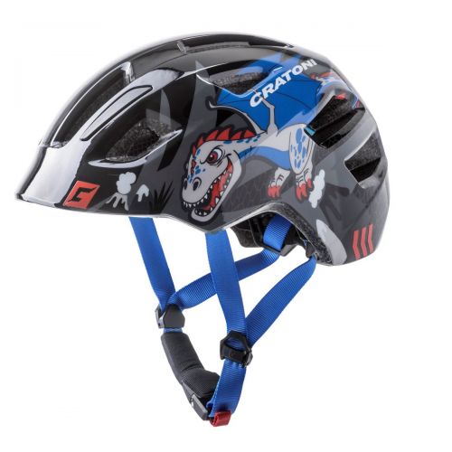 Detská prilba CRATONI Maxster Black dragon Glossy - S/M (51-56cm)