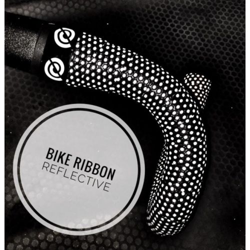 Omotávka BIKERIBBON Reflective - čierna