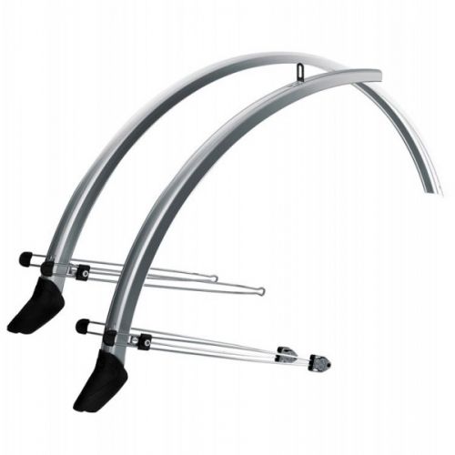 Sada blatníkov SKS Commuter Hybrid 28" 45mm – Strieborná