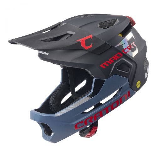 Detská Prilba CRATONI MadCat MIPS Gunmetal/Red Matt - S/M (49-56cm)