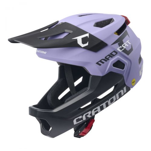 Detská Prilba CRATONI MadCat MIPS Purple/Black Matt - S/M (49-56cm)