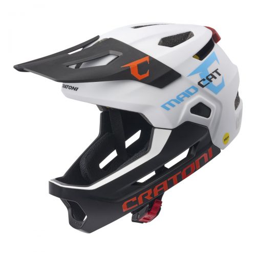 Detská Prilba CRATONI MadCat MIPS White/Black Matt - S/M (49-56cm)