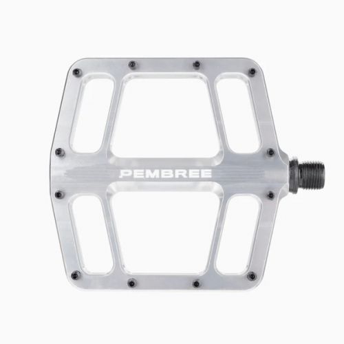 Pedály PEMBREE D3A Flat Pedal Větší/Large - Silver