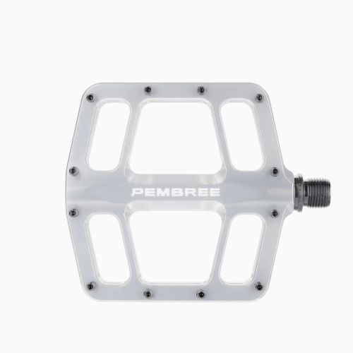Pedály PEMBREE D3A Flat Pedal Menší/Small - Silver