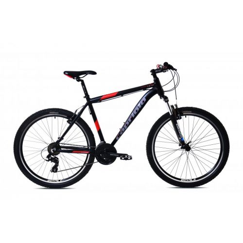 HORSKÝ BICYKEL CAPRIOLO MTB LC 7.1 &quot;27,5/21&quot; ČIERNO-ČERVENÝ 2024