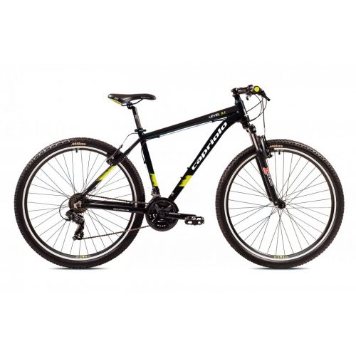 HORSKÝ BICYKEL CAPRIOLO LEVEL 9.1  AL  29&quot;X21&quot;  ČIERNY-ŽLTÝ