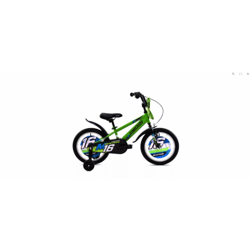 DETSKÝ BICYKEL CAPRIOLO MUSTANG 16&quot;/8&quot; ZELENO-ČIERNE 2025C