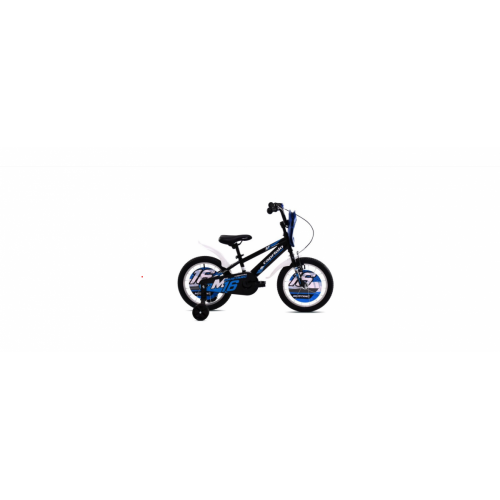 DETSKÝ BICYKEL CAPRIOLO MUSTANG 16&quot;/8&quot; ČIERNO-MODRÝ 2025