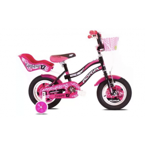 DETSKÝ BICYKEL CAPRIOLO ADRIA FANTASY 12&quot; PINK-BLACK