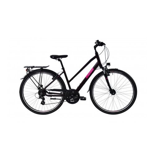 TREKINGOVÝ BICYKEL CAPRIOLO TREK 2.7 VICTORIA TRAPEZ ROSSO BROWN GLOSSY