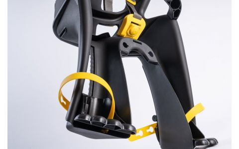 Bellelli tatoo plus predná detská cyklosedačka čierna