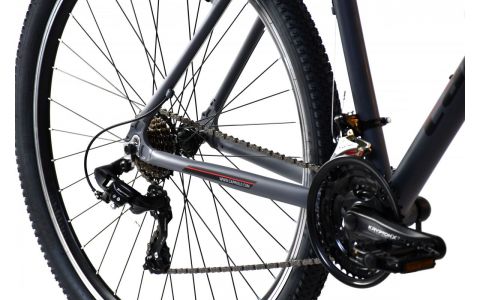 HORSKÝ BICYKEL CAPRIOLO LC 9.1 MTB 29"/21AL, SIVO-ČERVENÝ, VEĽ. 19",  2024