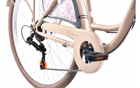 MESTSKÝ BICYKEL CAPRIOLO TOUR-DIANA CITY 26"/6HT Mocca