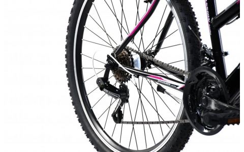 HORSKÝ BICYKEL CAPRIOLO MTB PASSION L 26"/18HT  black pink 19"
