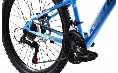 HORSKÝ BICYKEL CAPRIOLO OXYGEN 24" MODRO-BIELY 2025