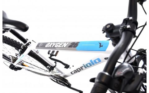 HORSKÝ BICYKEL CAPRIOLO OXYGEN "26/16" MODRO-BIELY V-BRAKE