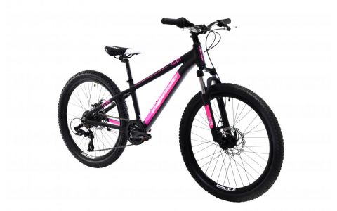 HORSKÝ BICYKEL CAPRIOLO MTB LC 24"/AL ČIERNO-RUŽOVÉ