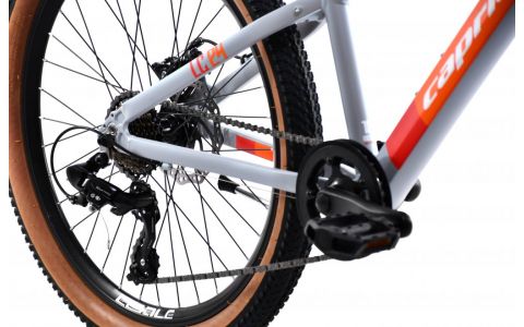 HORSKÝ BICYKEL CAPRIOLO MTB LC 24"/AL SIVO-ORANŽOVÉ