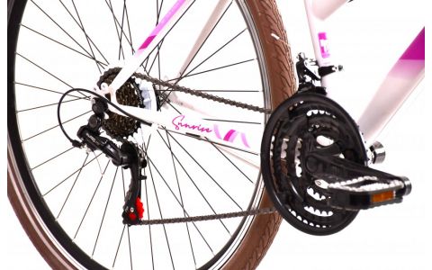TREKINGOVÝ BICYKEL CAPRIOLO SUNRISE L 28"/17" LIGHT GREY