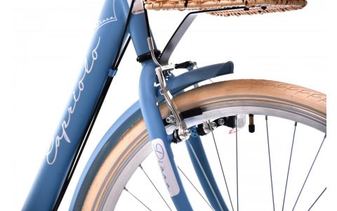 MESTSKÝ BICYKEL CAPRIOLO TOUR-DIANA CITY 28"/6HT matt blue-with ba