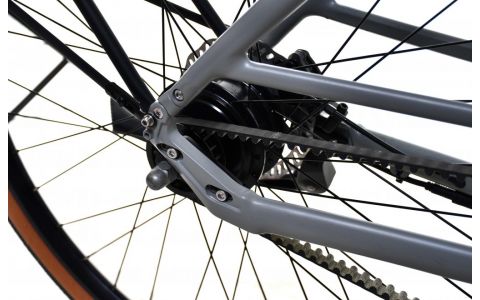 ELEKTRICKÝ BICYKEL BELT DRIVE GREY-BEIGE