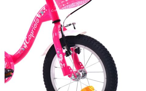 DETSKÝ BICYKEL CAPRIOLO BMX 14"HT VIOLA pink white