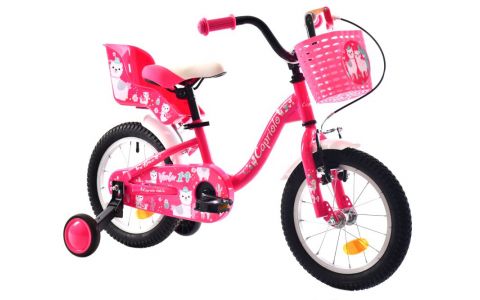 DETSKÝ BICYKEL CAPRIOLO BMX 14"HT VIOLA pink white