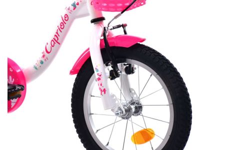 DETSKÝ BICYKEL CAPRIOLO BMX 14"HT VIOLA white pink