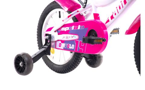 DETSKÝ BICYKEL CAPRIOLO DIAVOLO KID 14"HT white pink 