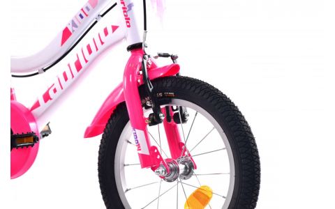 DETSKÝ BICYKEL CAPRIOLO KIDO 14" WHITE PINK