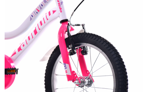 DETSKÝ BICYKEL CAPRIOLO DIAVOLO KID 16"HT white pink