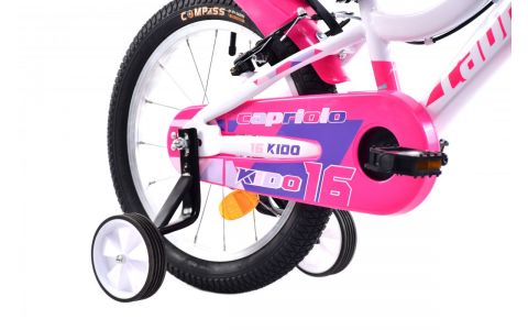 DETSKÝ BICYKEL KIDO 16" WHITE PINK