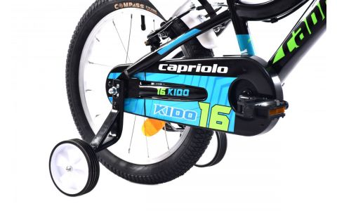 DETSKÝ BICYKEL CAPRIOLO KIDO 16" BLACK GREEN