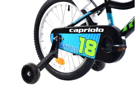 DETSKÝ BICYKEL CAPRIOLO DIAVOLO KID 18"HT black green