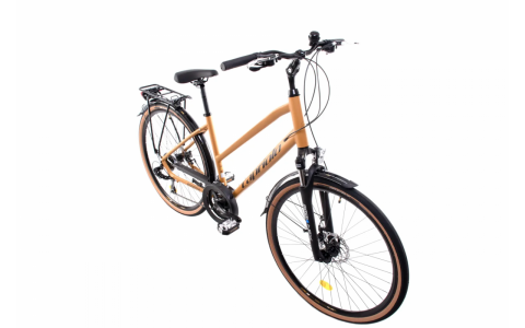 TREKINGOVÝ BICYKEL CAPRIOLO TOURING ROADSTER mustard