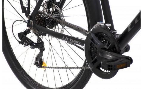 TREKINGOVÝ BICYKEL CAPRIOLO TOURING URBAN 28" MAN-DISC  black matt