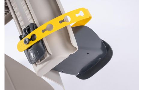 Bellelli pepe standart zadná detská cyklosedačka sivá