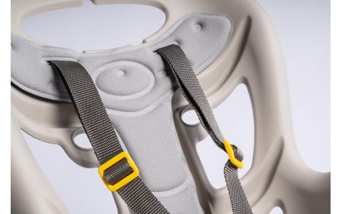 Bellelli pepe standart zadná detská cyklosedačka sivá