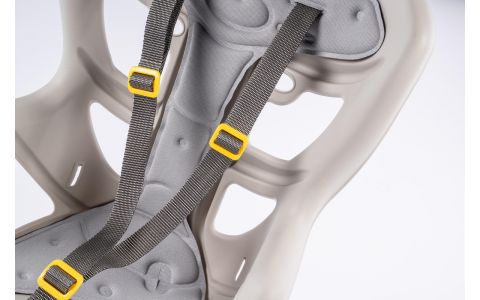 Bellelli pepe standart zadná detská cyklosedačka sivá